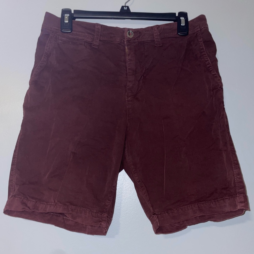 🍆American Eagle Outfitters Burgundy Flat Front Shorts